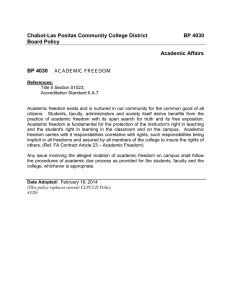 Chabot-Las Positas Community College District BP 4030 Board Policy Academic Affairs