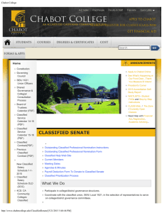 Chabot College  Constitution Governing
