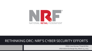 RETHINKING ORC: NRF’S CYBER SECURITY EFFORTS