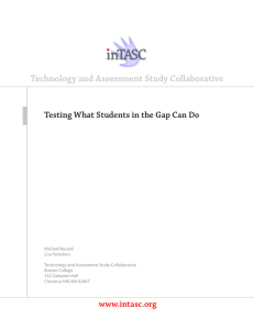 Technology and Assessment Study Collaborative