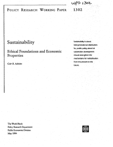 S ustainabil'ityinegnrtoa Ethical  Foundations  and  Economic 1302