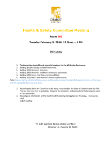 Health &amp; Safety Committee Meeting Minutes Room