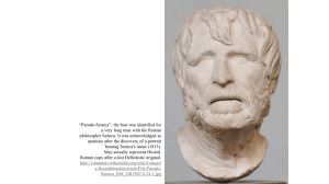 “Pseudo-Seneca”: the bust was identified for