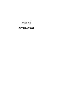 part iii: applications