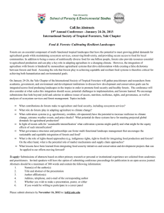 Call for Abstracts 19 Annual Conference - January 24-26, 2013