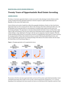 Twenty Years of Opportunistic Real Estate Investing