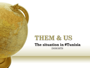 THEM &amp; US The situation in #Tunisia INSIGHTS