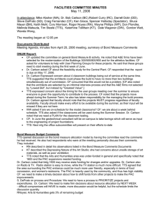 FACILITIES COMMITTEE MINUTES May 11, 2006