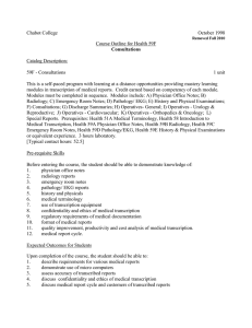 Chabot College October 1998  Course Outline for Health 59F