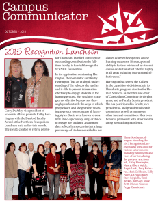 Campus Communicator 2015 Recognition Luncheon