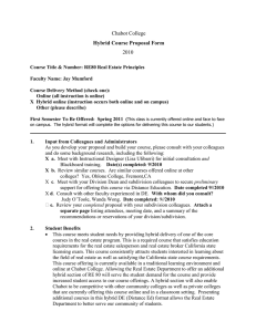 Chabot College 2010 Hybrid Course Proposal Form