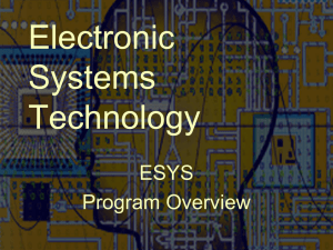 Electronic Systems Technology ESYS
