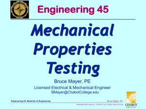 Mechanical Properties Testing Engineering 45