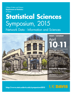10 Statistical Sciences Symposium, 2015 April