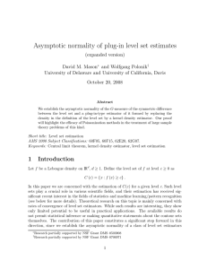 Asymptotic normality of plug-in level set estimates