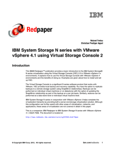 Red paper IBM System Storage N series with VMware