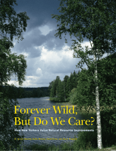 Forever Wild, But Do We Care?