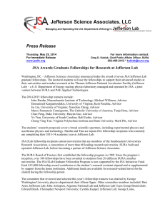 Jefferson Science Associates, LLC Press Release