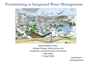 Transitioning to Integrated Water Management