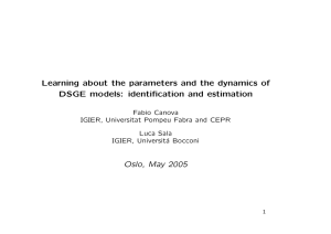 Learning about the parameters and the dynamics of Oslo, May 2005