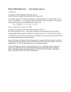 Physics 489 Problem Set 2 Due Tuesday, Sept. 22
