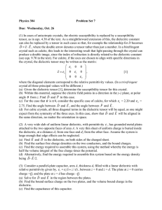 Physics 304 Problem Set 7  Due:  Wednesday, Oct. 26