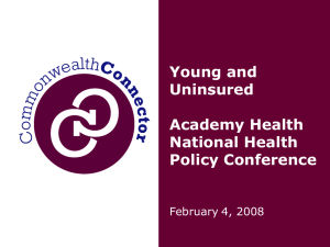 Young and Uninsured Academy Health National Health