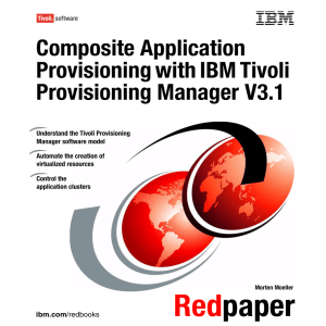 Composite Application Provisioning with IBM Tivoli Provisioning Manager V3.1 Front cover