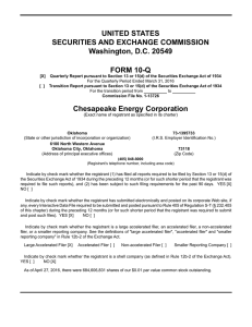 UNITED STATES SECURITIES AND EXCHANGE COMMISSION Washington, D.C. 20549 FORM 10-Q