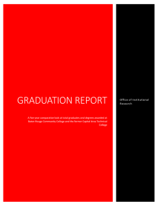 GRADUATION REPORT  Office of Institutional Research