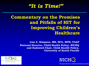 “It is Time!” Commentary on the Promises and Pitfalls of HIT for