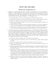 STAT 495, Fall 2003 Homework Assignment #4