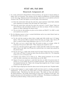 STAT 495, Fall 2003 Homework Assignment #5