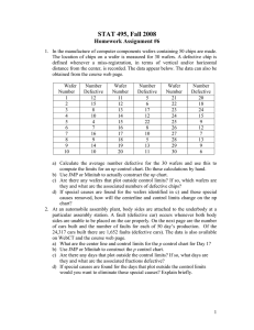 STAT 495, Fall 2008 Homework Assignment #6