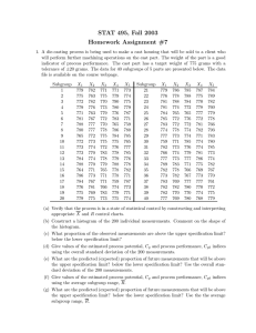 STAT 495, Fall 2003 Homework Assignment #7