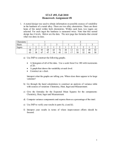 STAT 495, Fall 2010 Homework Assignment #8