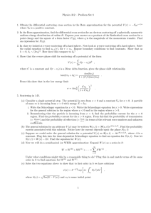 Physics 312 – Problem Set 8