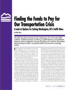 Finding the Funds to Pay for Our Transportation Crisis