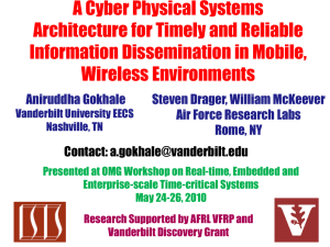 A Cyber Physical Systems Architecture for Timely and Reliable Wireless Environments