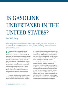 is gasoline undertaxed in the united states ?