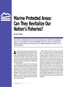 Marine Protected Areas: Can They Revitalize Our Nation’s Fisheries?