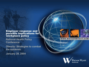 Employer response and possible implications for workplace policy National Health Policy