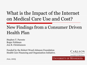 What is the Impact of the Internet Health Plan