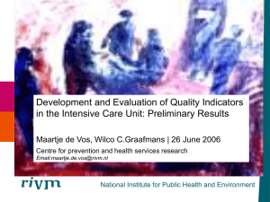 Development and Evaluation of Quality Indicators