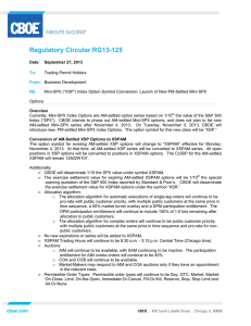 Regulatory Circular RG13-125