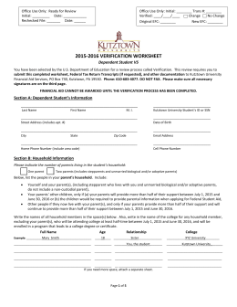 Printables Verification Worksheet Dependent Student independent verification worksheet v5 intrepidpath 2016 dependent student worksheet
