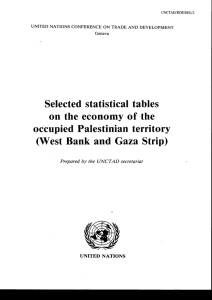 Selected  statistical  tables occupied  Palestinian  territory