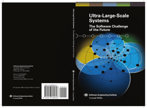 Ultra-Large-Scale Systems The Software Challenge of the Future