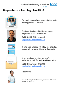 Do you have a learning disability?