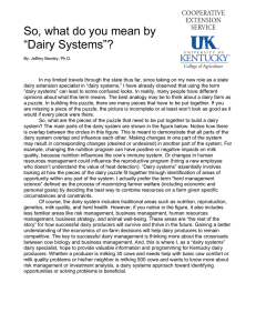 So, what do you mean by “Dairy Systems”?